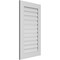 Ekena Millwork Vertical Surface Mount PVC Gable Vent: Functional, w/ 3-1/2"W x 1"P Standard Frame, 22"W x 38"H GVPVE22X3801SF - alternate 3